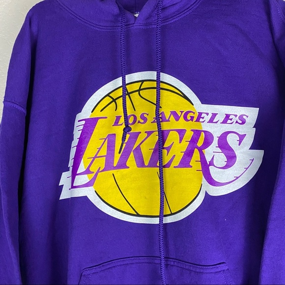 Los Angeles Lakers Hoodie Jacket Size Large - Picture 4 of 8